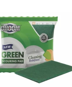 CU-DL durable green pad for efficient kitchen cleaning